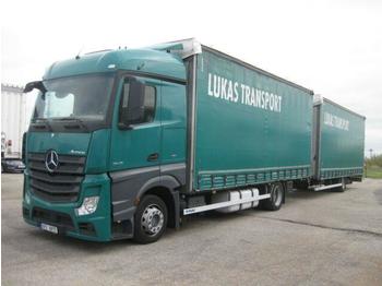 Curtainsider truck Mercedes-Benz Actros 1845 L NRG+Hanger KOMPLETTZUG