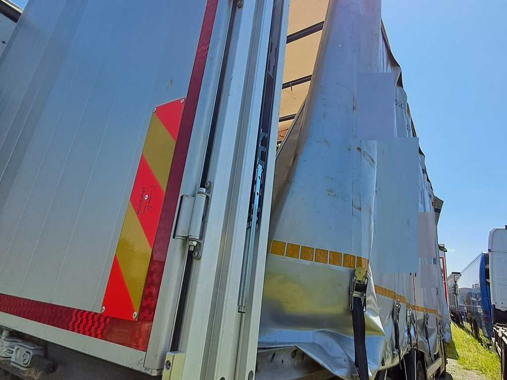 Curtainsider truck Mercedes-Benz Actros 2542, 6X2 + PANAV TVK18M