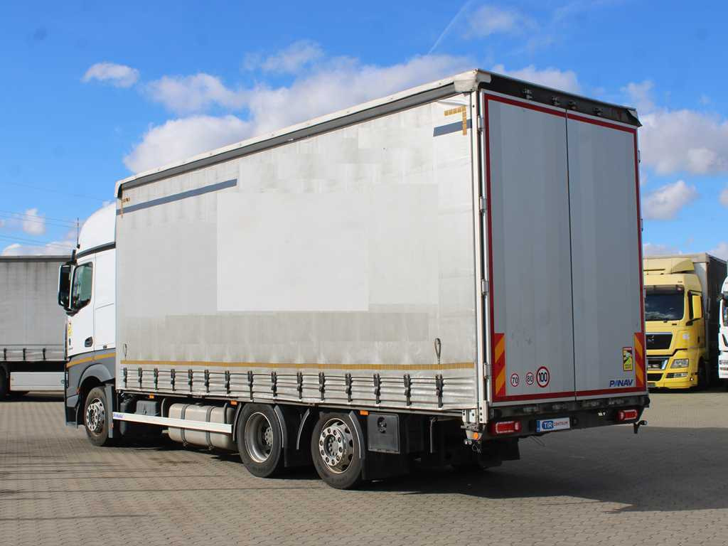 Curtainsider truck Mercedes-Benz Actros 2542, EURO 6, 6X2, NAVIGATION