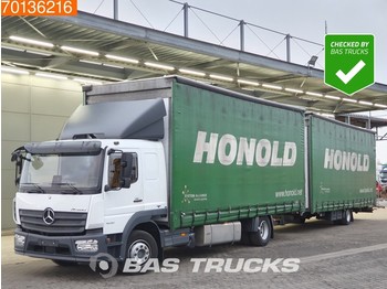 Curtainsider truck Mercedes-Benz Atego 1530 L 4X2 Hubdach Euro 6