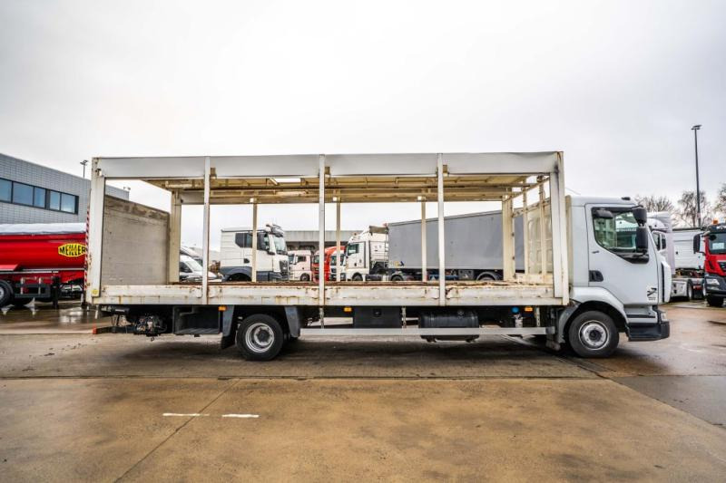Curtainsider truck Renault MIDLUM 180 DXI (12 T)