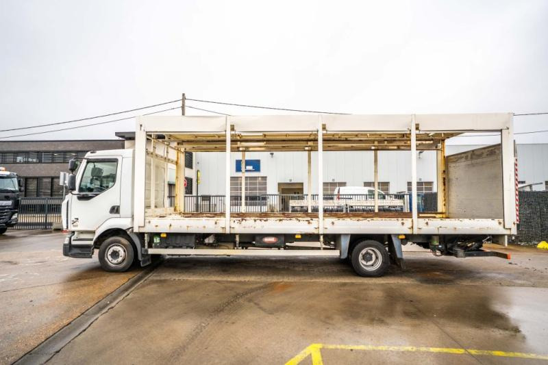 Curtainsider truck Renault MIDLUM 180 DXI (12 T)