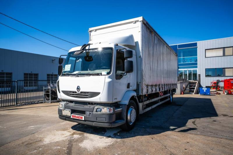 Curtainsider truck Renault MIDLUM 270 (18t) DXI