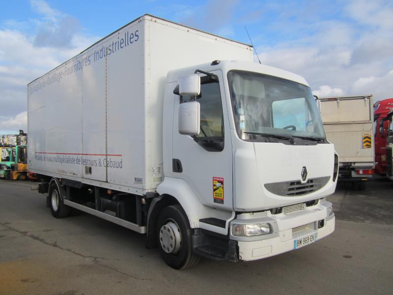 Curtainsider truck Renault Midlum 180 DCI