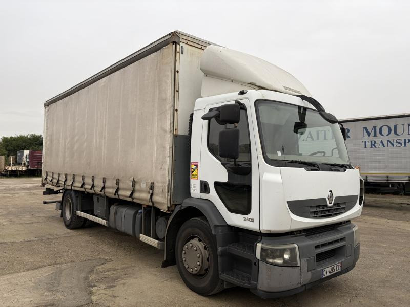 Curtainsider truck Renault Midlum 280