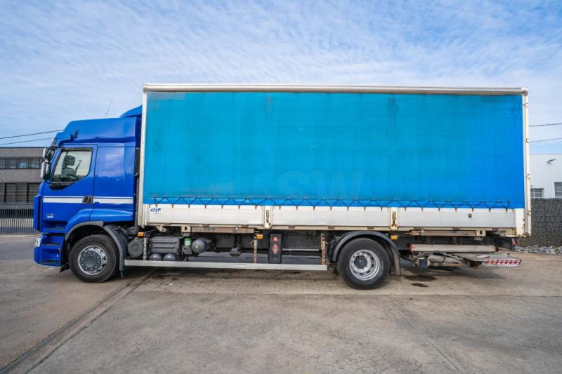 Curtainsider truck Renault PREMIUM 380 DXI + DHOLLANDIA