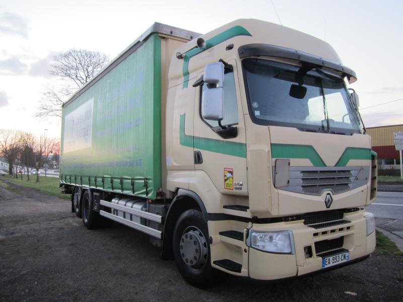 Curtainsider truck Renault Premium 370 DXI