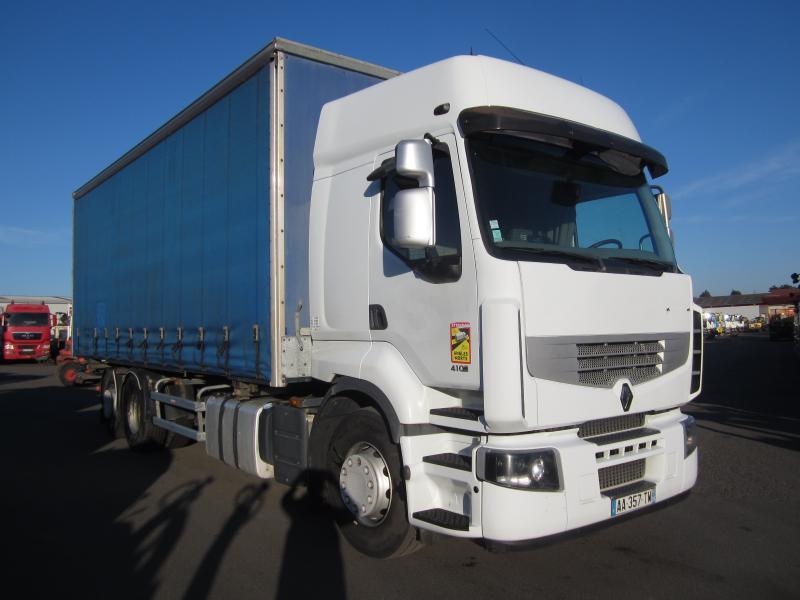 Curtainsider truck Renault Premium 410 DXI