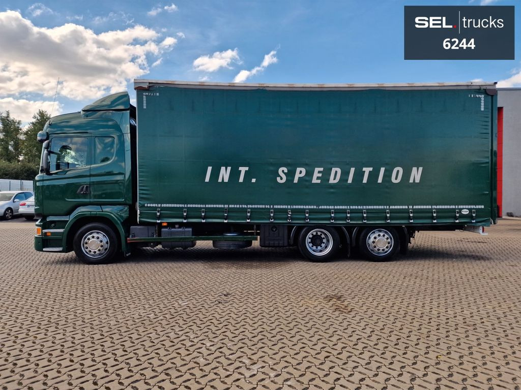 Curtainsider truck Scania R450 LB6X2MLB / Retarder