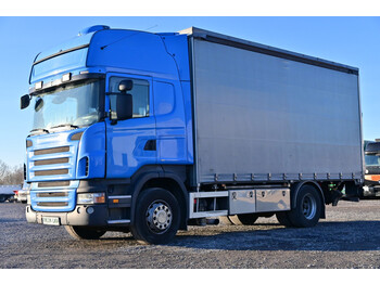 curtainsider truck Scania R500  Topline Retarder Rungen Standklima LBW AHK