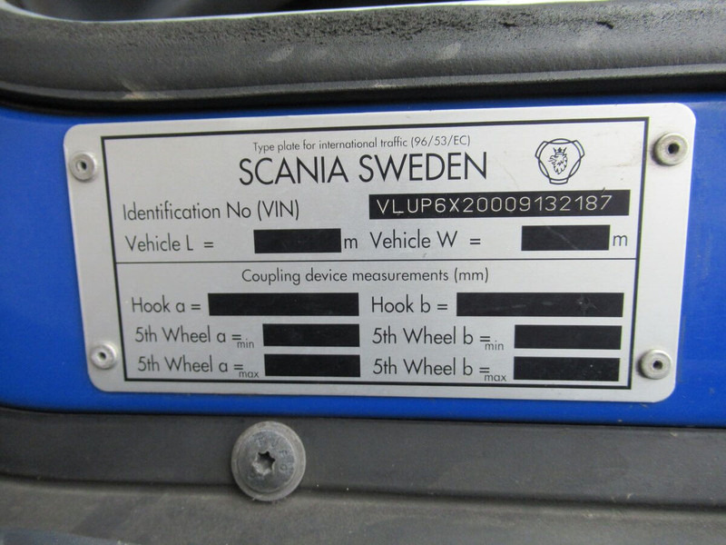 Curtainsider truck Scania p310