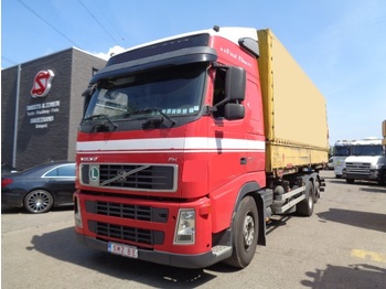 Curtainsider truck Volvo FH 400 globe Euro 5 BDF 6x2