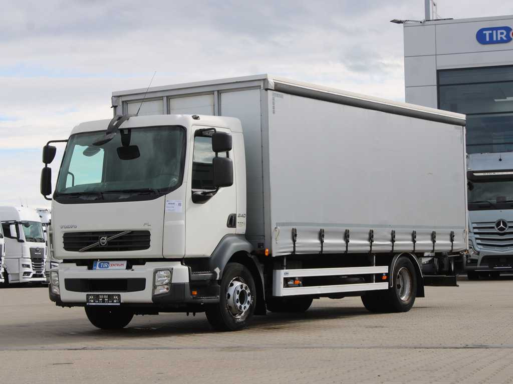 Curtainsider truck Volvo FL 240, EURO 5