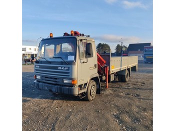 Dropside/ Flatbed truck, Crane truck DAF 1000: picture 1