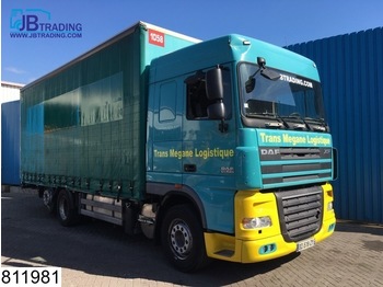 Curtainsider truck DAF 105 XF 410 6x2, Airco, Euro 4: picture 1