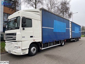 Curtainsider truck DAF 105 XF 460 EURO 5, Through-loading system, Combi: picture 1