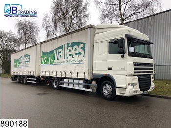 Curtainsider truck DAF 105 XF 510 EURO 5, Retarder, Standairco, Airco, Combi: picture 1