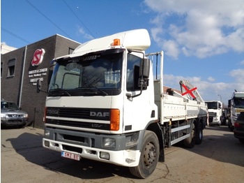 Dropside/ Flatbed truck DAF 75 CF 290 FASSI F190.24 4 extens: picture 1