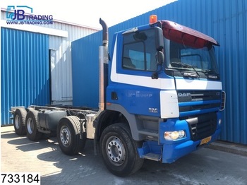 Cab chassis truck DAF 85 CF 340 8x4, Manual, Steel suspension, Airco, PTO: picture 1