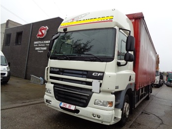 Curtainsider truck DAF 85 CF 410 spacecab intarder: picture 1