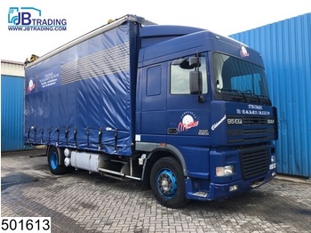 Curtainsider truck DAF 95 XF 380 EURO 2, Manual, Roof height is adjustable: picture 1