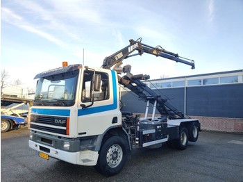 Skip loader truck DAF AS 75 270 ATi 6x2 Euro2 - 10 Tyres - Hiab 090 - NCH Cable System - Full Steel suspension 2/2020APK: picture 1