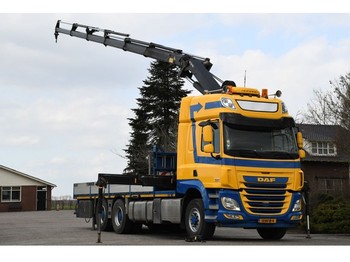 Dropside/ Flatbed truck, Crane truck DAF CF510 FAT !!6X6!!EURO6!!32tm KRAAN/CRANE/GRUE!!: picture 1