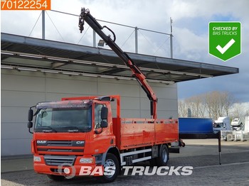 Dropside/ Flatbed truck DAF CF75.250 4X2 Euro 5 Crane Kran Palfinger PK12000: picture 1