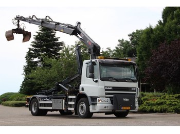 Container transporter/ Swap body truck DAF CF75/250 !!KRAAN/HAAK!!EURO5!! 59dkm!!: picture 1