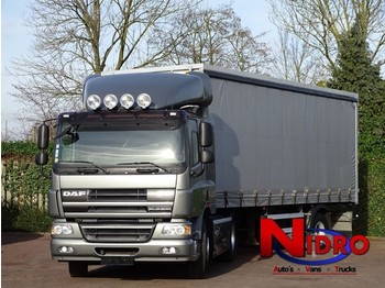 Curtainsider truck for transportation of food DAF CF75 EURO 5 AIRCO CC TREKKER OPLEGGER: picture 1