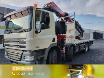 Dropside/ Flatbed truck DAF CF85.410 Autolaadkraan / Crane 36Tm Euro5: picture 1