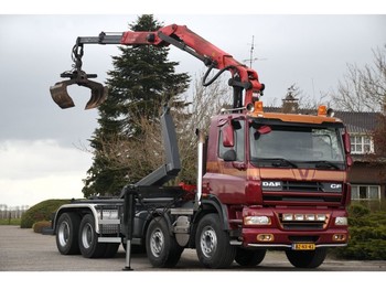 Container transporter/ Swap body truck DAF CF85/410 FAD 8x4 !!Z-KRAAN/HAAK!! EURO5!!MANUEL!!2011!!: picture 1
