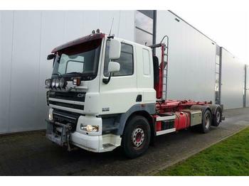 Skip loader truck DAF CF85.460 6X2 HOOK HUB REDUCTION EURO 4: picture 1