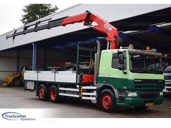 Dropside/ Flatbed truck DAF CF 75 - 310, Euro 5, HMF 4220 K4, Manuel, 6x2, Truckcenter Apeldoorn: picture 1