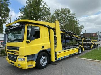 Autotransporter truck DAF CF 75.360 EURO 5 + GROENEWOLD 2 AS AANHANGWAGEN: picture 1