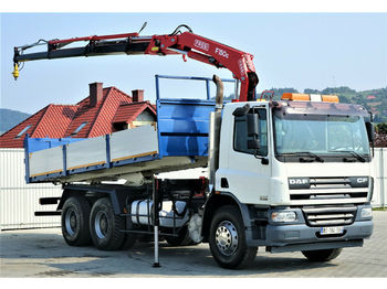 Tipper, Crane truck DAF CF 75.360 *Kipper 6,10 + Kran*6x4 *Topzustand!: picture 1