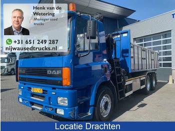 Hook lift truck DAF CF 85 330 Hiab 122 Kran + Hakenarmsystem: picture 1