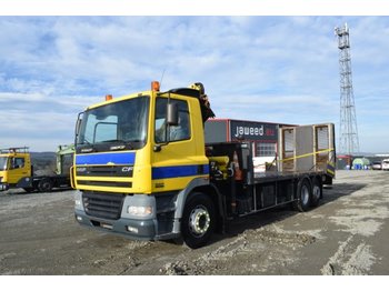 Autotransporter truck DAF CF 85.340 / 6x2 / PK 15500 / Rampen / Tieflader: picture 1
