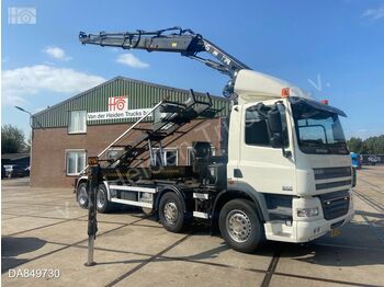 Cable system truck, Crane truck DAF CF 85.360 8x2 Hiab Kraan + Kabelsysteem: picture 1