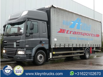 Curtainsider truck DAF CF 85.380 spacecab edscha lift: picture 1