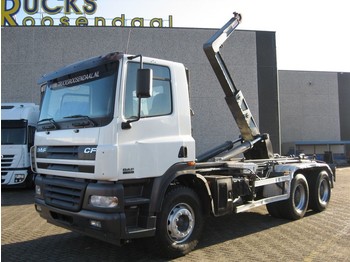 Container transporter/ Swap body truck DAF CF 85.430 + 6x4 STEEL + hooksystem + Manual: picture 1