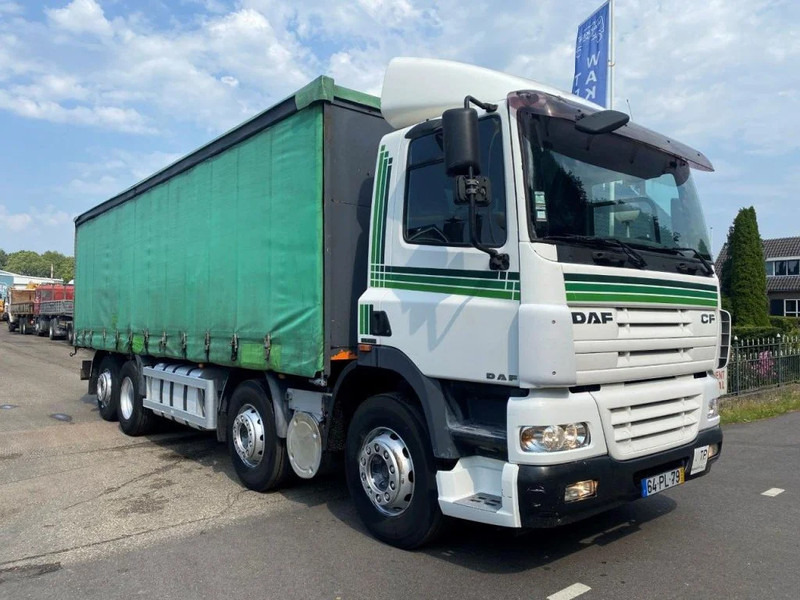 Curtainsider truck DAF CF 85.430 85CF 430 8x2 MANUAL EURO 3: picture 3