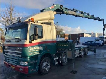 Dropside/ Flatbed truck DAF CF 85.430 + HIAB 700 E-6 HIPRO 2006: picture 1