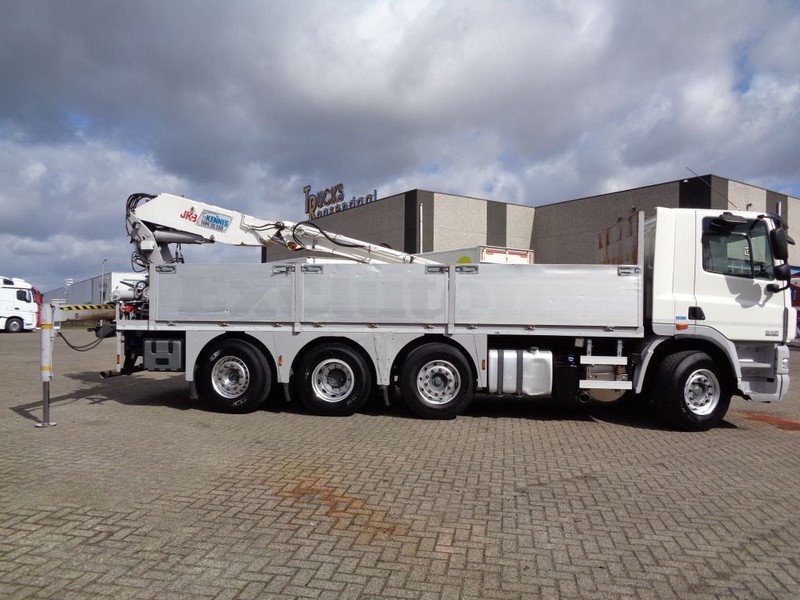 Dropside/ Flatbed truck, Crane truck DAF CF 85.460 + Euro 5 + JKB Kennis Type 20.000 Crane + Pto + Stone transport: picture 6