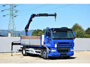 Dropside/ Flatbed truck, Crane truck DAF CF 85.460 Pritsche 5,80 m + PK11001-KA + FUNK!: picture 1