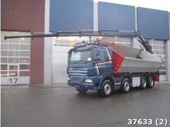 Tipper DAF FAD 85 CF 460 8x4 Euro 5 Hiab 20 ton/meter Kran: picture 1