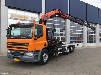 Hook lift truck DAF FAN 75 CF 310 Palfinger 23 ton/meter laadkraan: picture 1