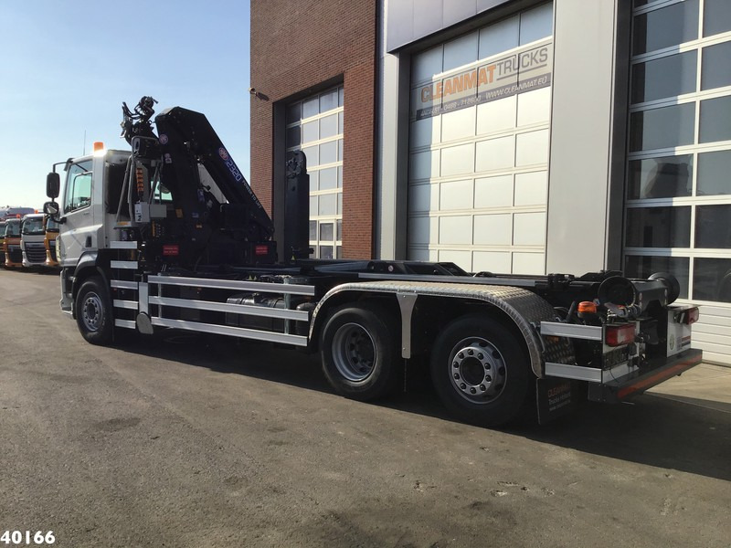 Hook lift truck, Crane truck DAF FAN CF 430 HMF 23 ton/meter laadkraan + Welvaarts Weighing system: picture 3