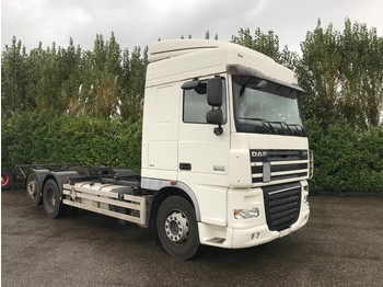 Container transporter/ Swap body truck DAF FAN XF105.410 Euro5 BDF Intarder: picture 1