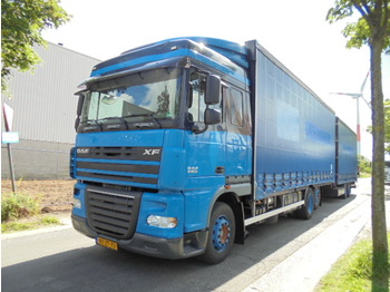 Curtainsider truck DAF FAR XF105.410: picture 1